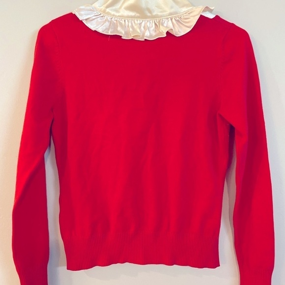 Vintage QT-1 polka dots ruffle neck sweater - Picture 4 of 4